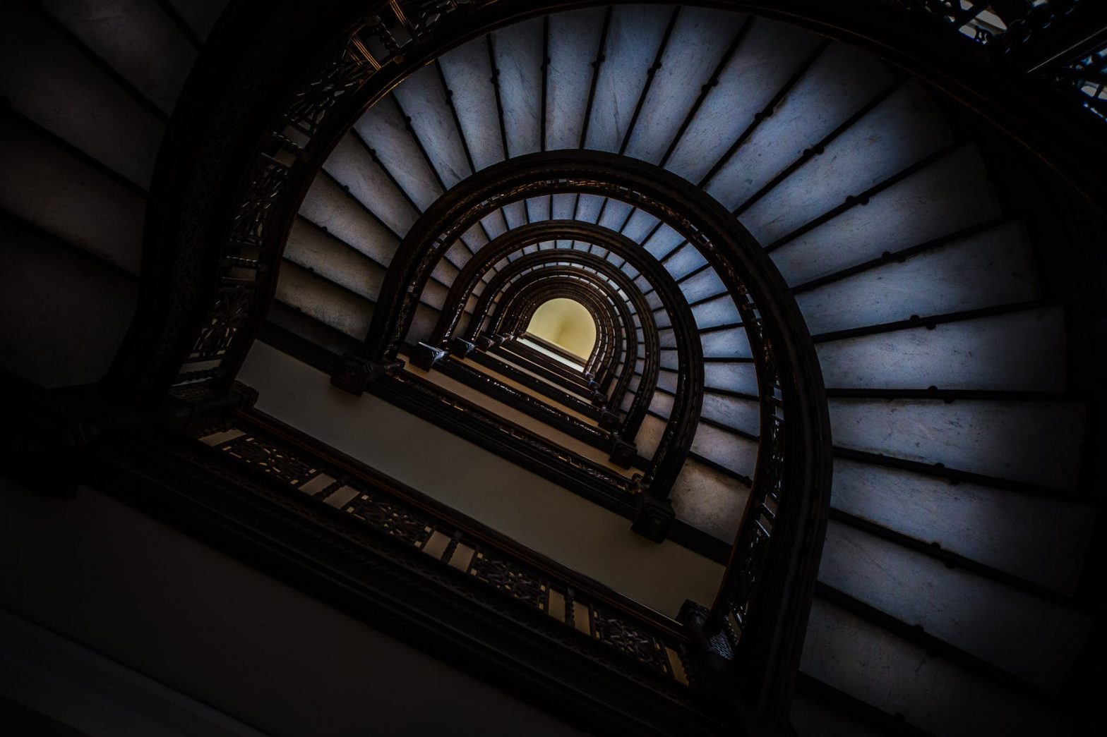 low angle photo of staircase